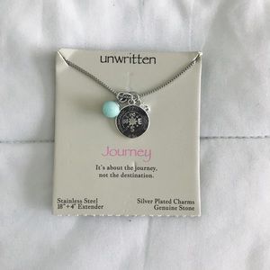 Unwritten Journey Compass Necklace
